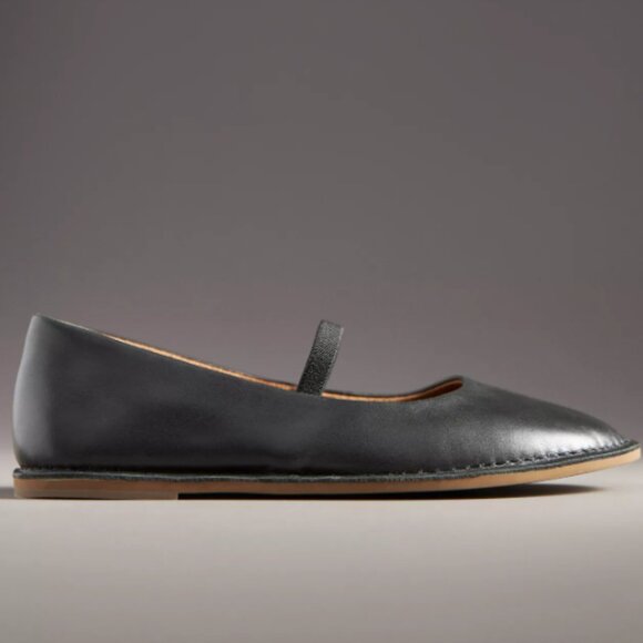 NEW KELSI DAGGER Leather Harper Ballet Flats in black for women 825 4m2 - Picture 2 of 7